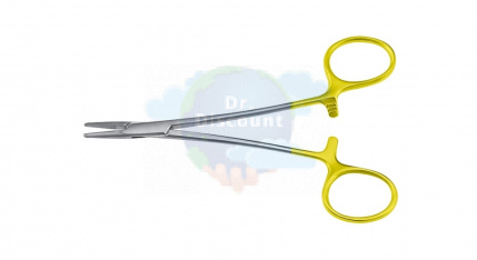 Иглодержатель хирургический Webster, прямой, с перекрестной насечкой, с ТС вставками, длина 12 см